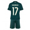 Real Madrid Marc Cucurella #17 Bortedraktsett Barn 2026-27 Kortermet (+ korte bukser)